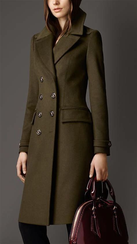 Burberry wool cashmere tailored coat